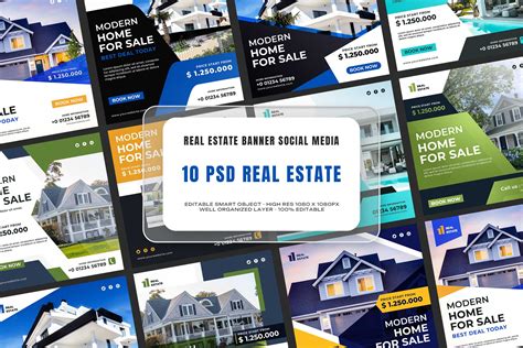 Real Estate Banner Social Media Template 2 Design Cuts