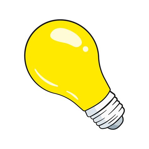 Light Bulb Cartoon Vector Art At Vecteezy