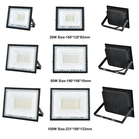 Led Flood Light New Ultra Thin W W W W W Cool Warm White