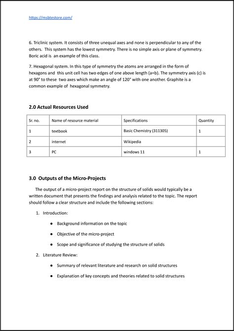 Report on Structure of Solid - (311305)