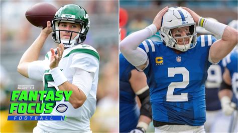 Jets Colts Preview Injury Updates And WR CB Matchups Fantasy Focus