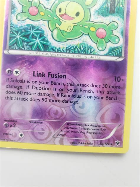 Pokemon Xy Fates Collide Reuniclus Rare Reverse Holo 35124 Ebay