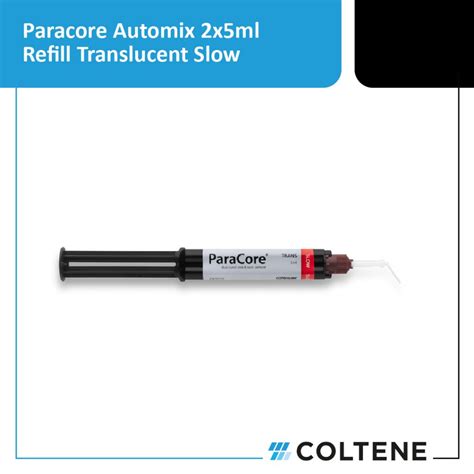 Paracore Automix 2x5ml Refill Translucent Slow SA Dental