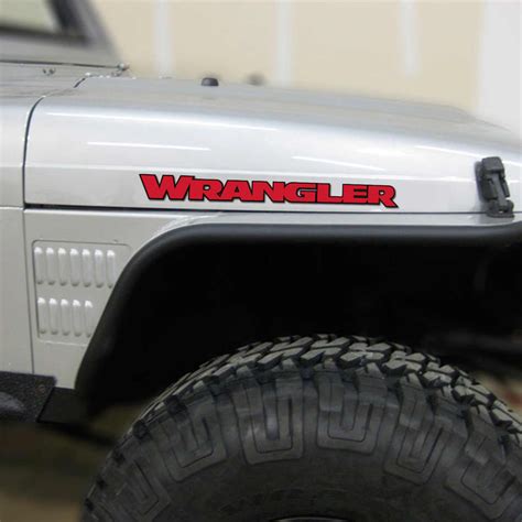 Jeep Wrangler Hood Decal Sticker