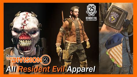 The Division 2 X Resident Evil All Special Re Apparel Item Showcase