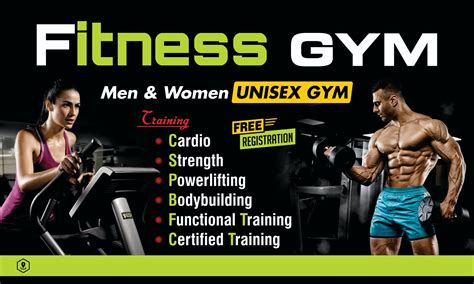 GYM Banner Design | Gym banner, Powerlifting, Gym men