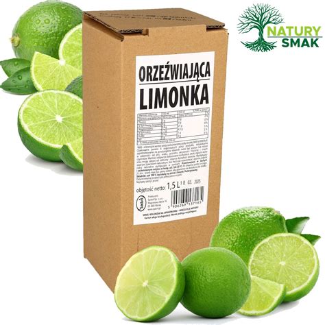 LIMONKA Sok z Limonki 1 5L 100 NATURALNY tłoczony