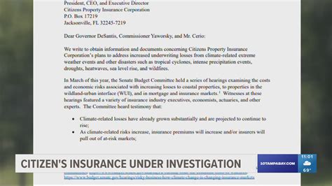 Citizens Property Insurance under federal investigation | wtsp.com