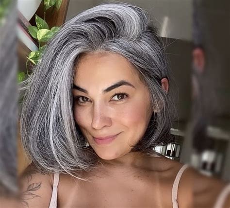 Mesmerizing Grey Bob Wigs In 2024 Gray Hair Beauty Natural Gray Hair