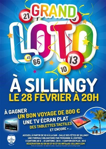 AS Sillingy grand Loto du foot le samedi 28 février en 2023 Loto