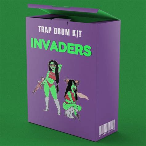 Free Invaders Trap Drum Kit By Vilarcorp Drum Kits Drums Kit