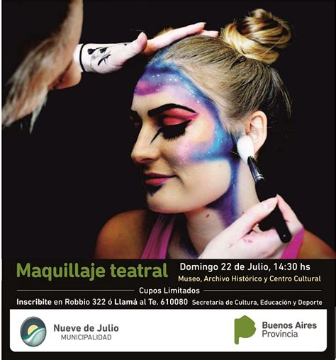 Taller Práctico de Maquillaje para Teatro Diario El 9 de Julio