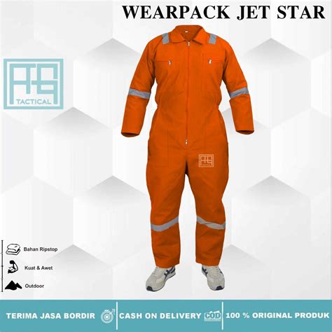 Jual Wearpack Safety Coverall Baju Safety Bengkel Seragam Kerja