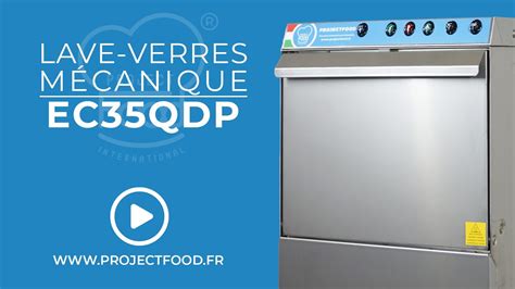 EC35QDP Lave verres mécanique panier 3535 cm doseur de rinçage et