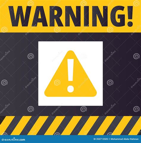 Danger, Coution, Attantion,Radiation Warning Sign, Keep Out And Under