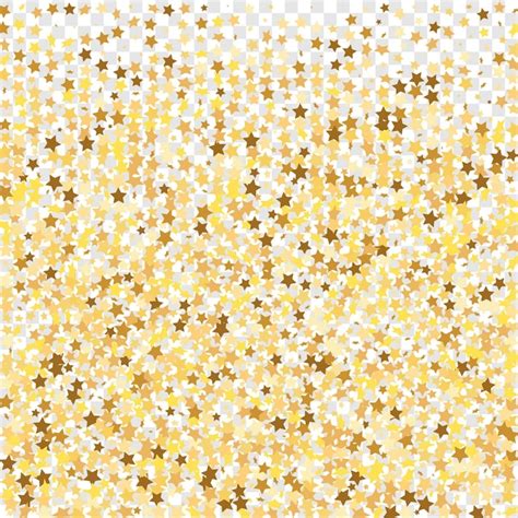 Premium Vector Star Sequin Confetti On Transparent Background