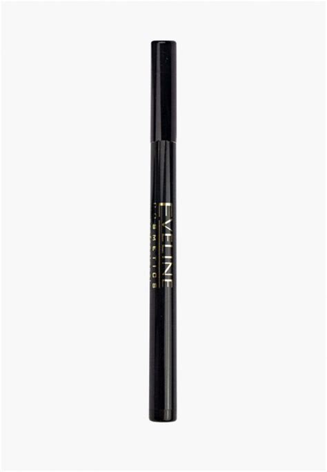 Подводка для глаз Eveline Cosmetics водостойкая, 3 мл, цвет: черный ...