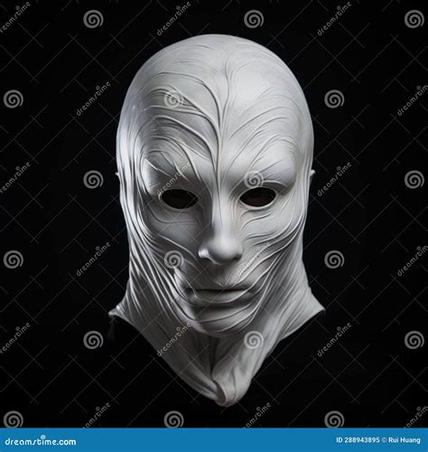 Enigmatic Elegance: the Veiled Visage of the Volto Mask Stock Image