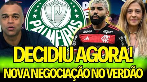 ACABOU DE ACEITAR GABIGOL NO PALMEIRAS NOVA CONTRATAÇÃO NOTICIAS DO