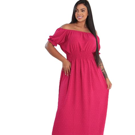 Vestido Feminino Longo Manga Curta Evangélico Plus Size Festa Gestante