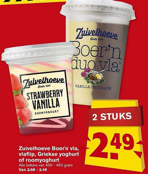 Zuivelhoeve Boer N Vla Vlaflip Griekse Yoghurt Of Roomyoghurt