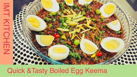 Quick Boiled Egg Keema Recipe Special Anda Keema Tasty Egg Keema Masala Recipe Dhaba Style