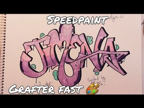 Jimena Graffiti SPEEDPAINT Grafter Fast YouTube