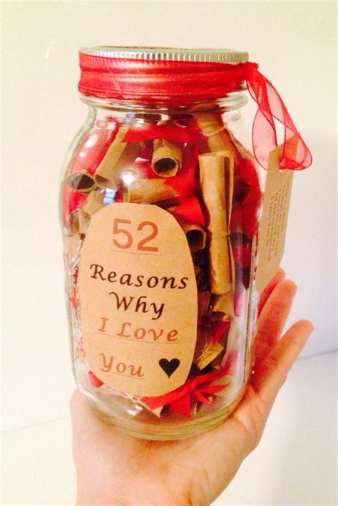 Reasons Why I Love You Gift In A Jar By Thebumblecomb On Etsy