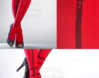 Tattoo Tights Bondage Nude Color One Size Full Length