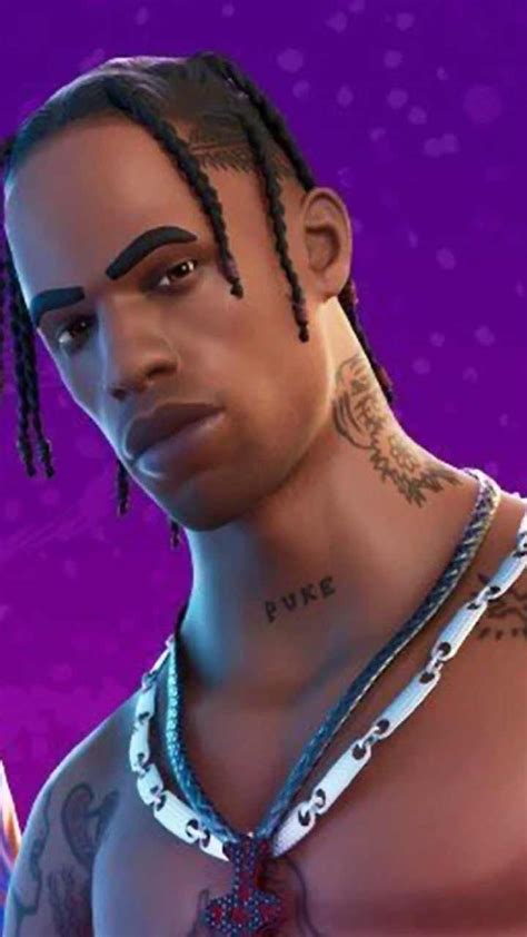 Travis Scott Fortnite Skin Wallpaper