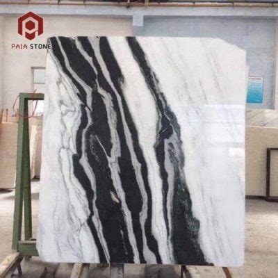 Polished Kitchen Countertop Panda White Marble - Paiastone.com