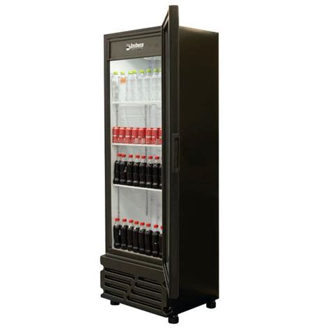 Refrigerador Vertical Vrs 16 454 Litros Imbera Preto 127v Expositor