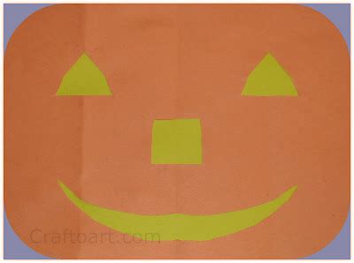 Simple Paper Jack-O'-Lantern | Craft To Art