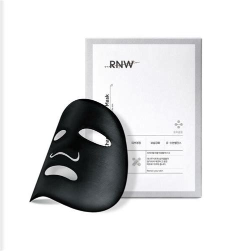 Тканевая маска для лица RNW PREMIUM CHARCOAL MINERAL MASK с минералами ...
