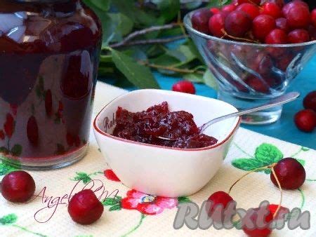Вишневый джем на агар-агаре | 요리법