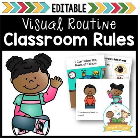 Clean Up Visual Routine Pre K Pages Classroom Rules Classroom Pre