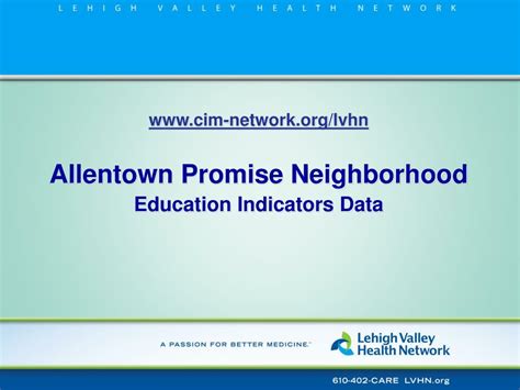 PPT - cim-network/lvhn Allentown Promise Neighborhood Education