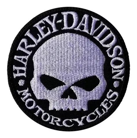 Parche Bordado Calavera Harley Willie G Harley Davidson Cuotas Sin