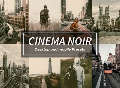 Cinema Noir Lightroom Presets Graphic By Neoreborn Creative Fabrica