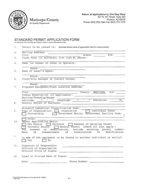 Fillable Online Maricopa APPENDIX B Adopted 11 15 93 Revised 02115