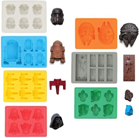 Moules à glaçons en silicone formes de personnages Star Wars idéaux