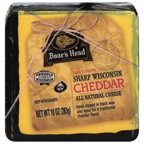 Boar S Head Sharp Wisconsin Cheddar Cheese 10 Oz Ralphs