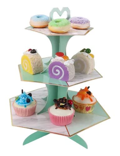 Exhibidor Niveles Soporte Base Para Cupcakes Y Postres Mercadolibre