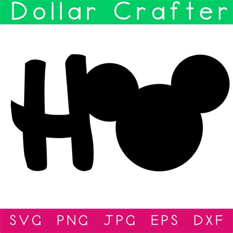 Mickey Ho Ho Ho Svg Cut File Set For Cricut Or Silhouette ⋆ Dollar Crafter