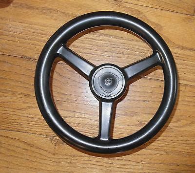 PEDAL TRACTOR Steering Wheel - Black Plastic - NEW - | #1840234035