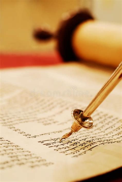 Reading the Torah Scroll. Torah scroll with a pointer, called a yad. Scroll is o , #Affiliate, # ...