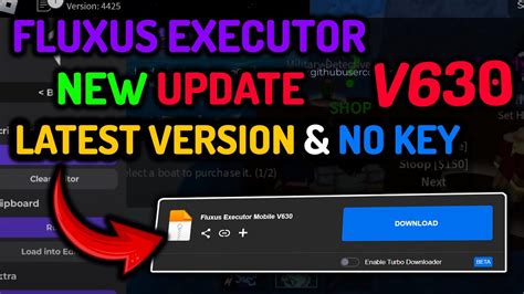 Fluxus Executor Mobile New Update V630 Fluxus Atualizado Delta