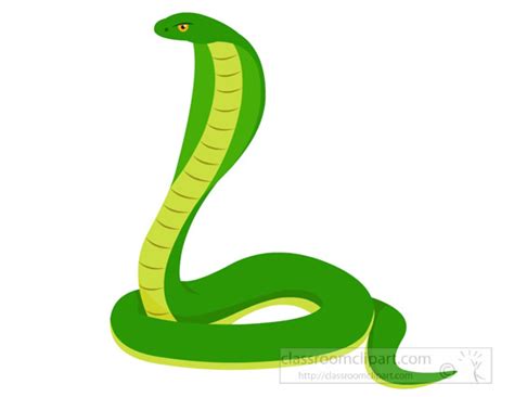 Cobra Clipart Clipart- green-cobra-snake-clipart-725 - Classroom Clipart