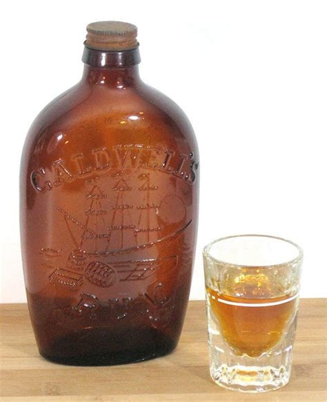 Vintage Caldwells Rum Bottle Rum Bottle Caribbean Rum Rum