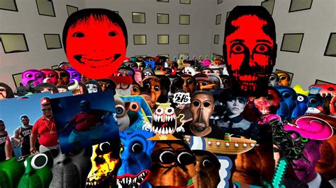 Nightmare Selene Delgado Nextbot Gmod And Yoshie Vs All Obunga And